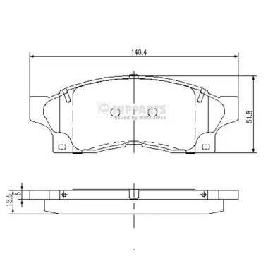 Колодки Nisshinbo PF1275 цена, от 12.54 USD