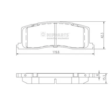 T2215011 Toko cars Колодки тормозные дисковые комплект
