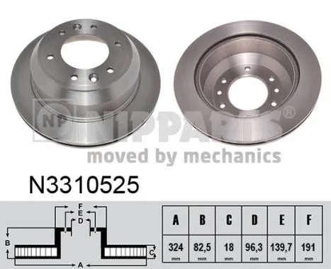 Тормозные диски R1087 VALEO