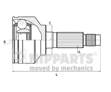 BB4948 Posterparts Наружная граната