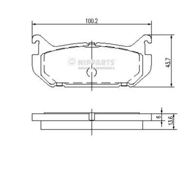 Купить 6656 Maxgear Колодки тормозные задние, дисковые
