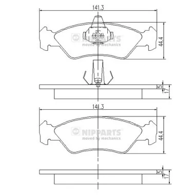 Колодки Ford Ka хэтчбек (RBT) (1996 - 2008) цена, от 14.95 USD