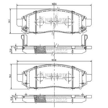 161548 Power Stop Колодки передние