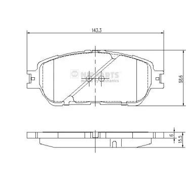 Колодки Kashiyama D2223 цена, от 15.85 USD