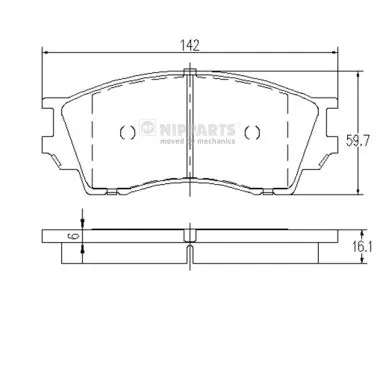 MP423J Mintye Колодки передние