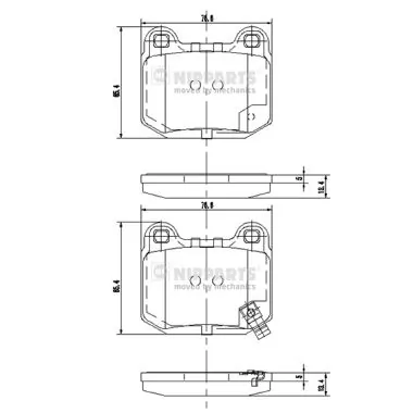 44060CD094 Renault (RVI) Колодки тормозные дисковые комплект
