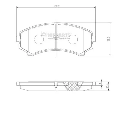 Передние тормозные колодки RDB1388 Racer