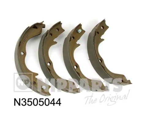  Sapatas do freio de estacionamento Mitsubishi Outlander II XL SUV (CWW) (2005 - 2012) II XL