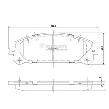 Колодки Lexus RX 270/350/450H внедорожник (AGL10, GGL15, GYL15) (2008 - 2015) цена, от 105.25 USD