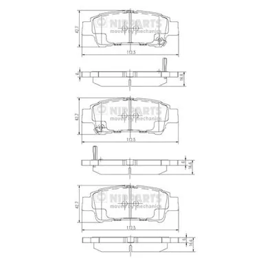 Колодки дисковые  Toyota Previa минивэн (ACR3) (2000 - 2006) цена, от 22.89 USD