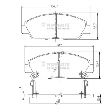 Колодки JC Premium C14001PR цена, от 17.31 USD
