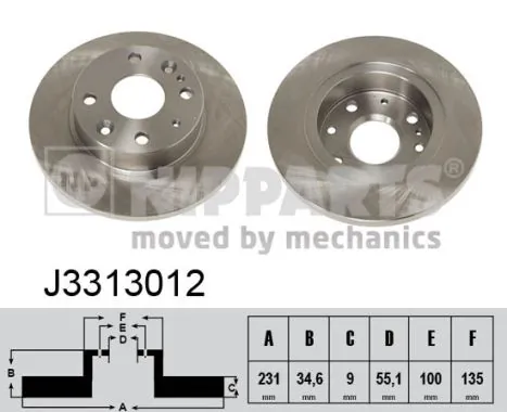 Дисковый тормоз на Mazda 323 S IV BG