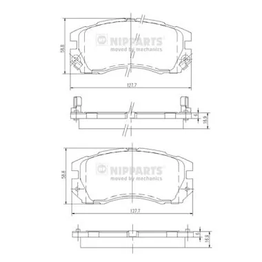 MP2296 Mintye Колодки передние