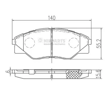 044650K290 Toyota Колодки передние