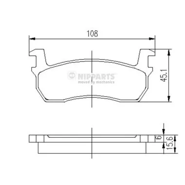 Колодки Toko cars T2114003W цена, от 14.49 USD
