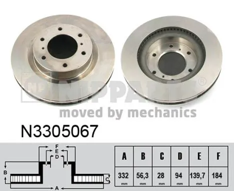 Передние тормозные диски DF4943 TRW