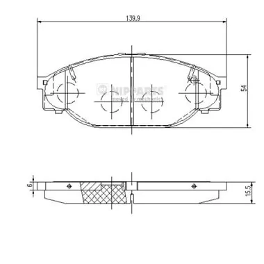 Колодки Q-top QF0053E цена, от 10.42 USD