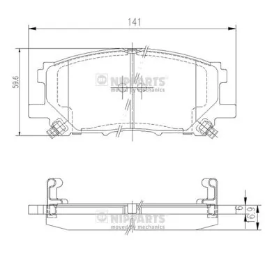 Колодки Maxpart A685MXBP цена, от 20.04 USD
