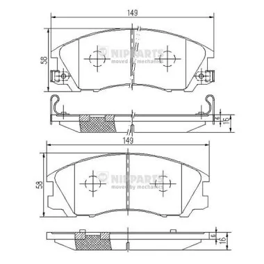 Колодки ASM FR254630 цена, от 23.91 USD