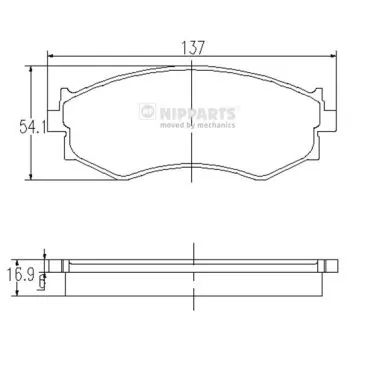 DBS3133 Hexen Колодки передние
