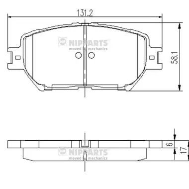 Колодки Toyota Camry V седан (V30) (2001 - 2006) цена, от 18.26 USD