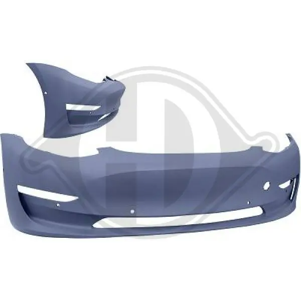 PLR5186148 Plrsolutions Бампер передний в сборе