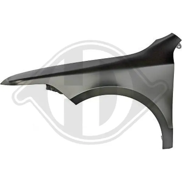 Pára-lama dianteiro esquerdo para Skoda SuperB II 3T4