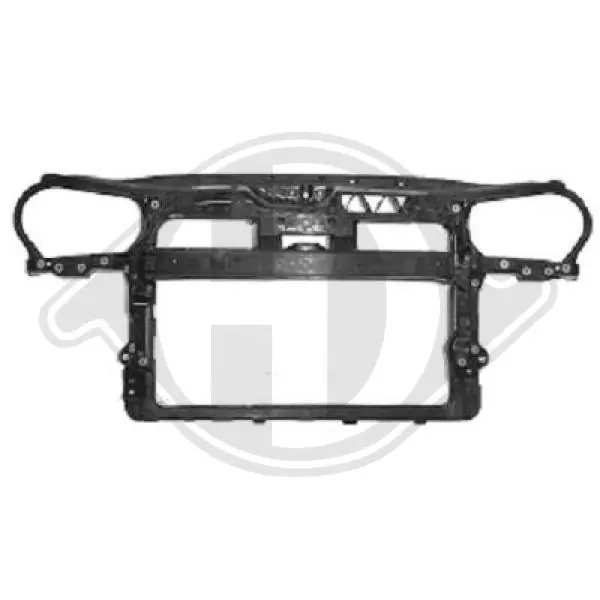 Suporte do radiador montado (painel de montagem de fixação das luzes) para Volkswagen Polo IV 9N, 9A