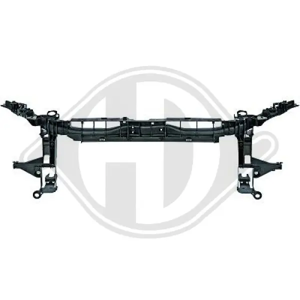 Suporte do radiador montado (painel de montagem de fixação das luzes) Mercedes A  W169