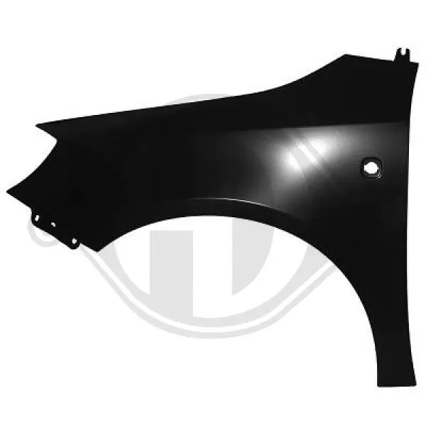 Pára-lama dianteiro esquerdo Skoda Fabia 2 5J2, 542, 572, 582