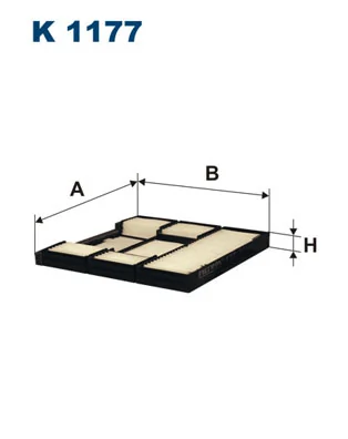 Filtro de salão Toyota Corolla
