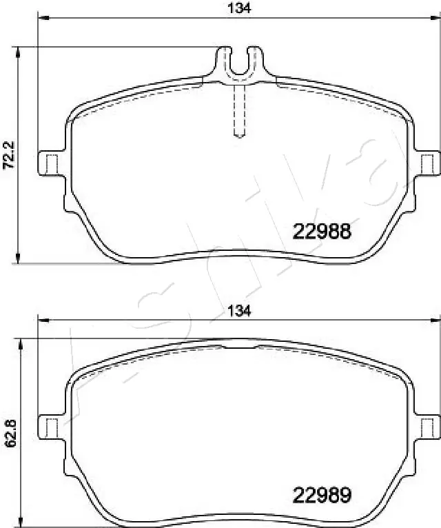 Передние тормозные колодки 302549 VALEO