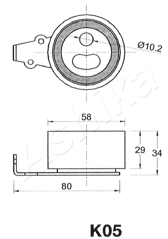 Ролик натяжителя SNR JPU58016A1