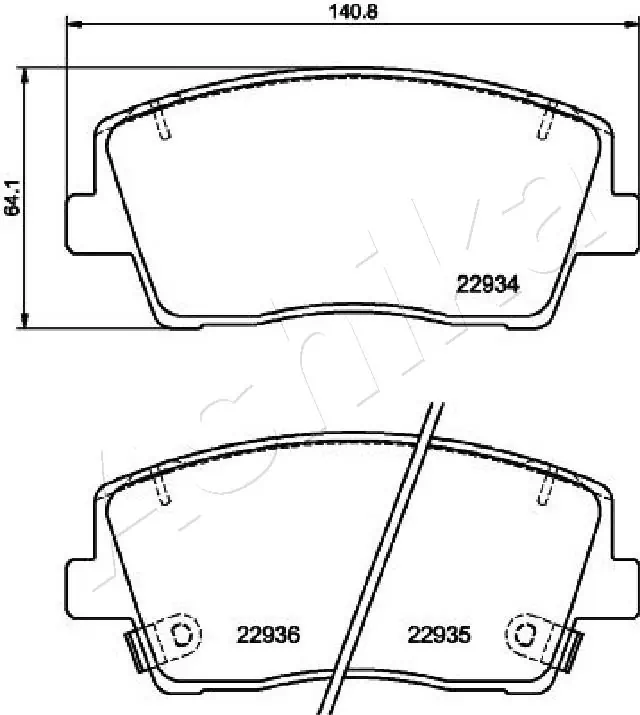 Колодки Hyundai/Kia 58101G9A20 цена, от 58.10 USD