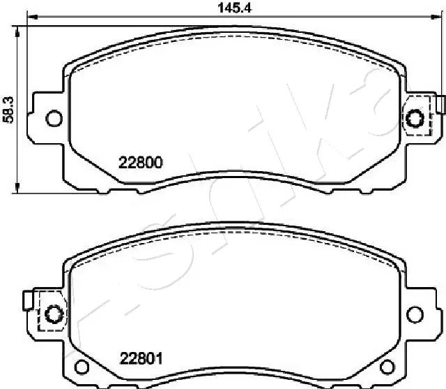 Купить B111592 Denckermann Колодки тормозные