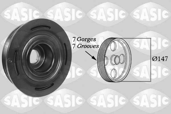 Polia de cambota para Renault Master II HD, FD