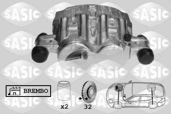 Тормозной суппорт Fiat/Alfa/Lancia 71793178 цена, от 62.72 USD