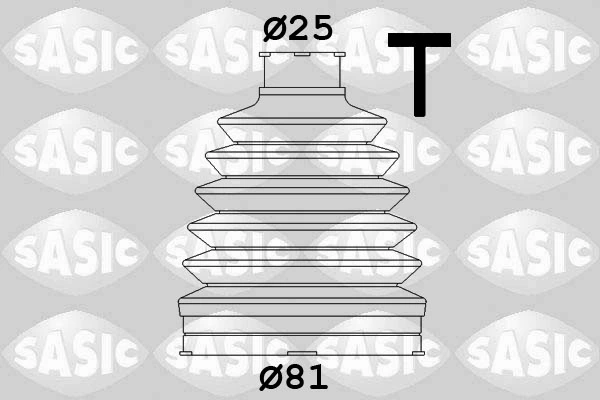 Bota de proteção externa de junta homocinética do semieixo dianteiro Dacia Logan KS