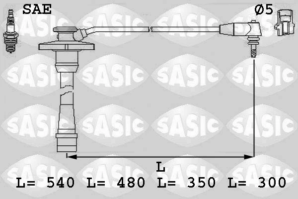 Провода зажигания Parts-Mall PEF023 цена, от 15.31 USD