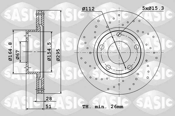 Передние тормозные диски A246421251290 Mercedes