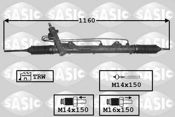 Cremalheira da direção BMW 3 E92