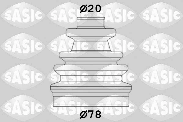 Compre Bota de proteção externa de junta homocinética do semieixo dianteiro Ford Escort 7