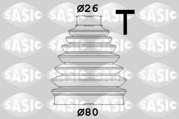 Пыльник ШРУСа передней полуоси наружный DAC TY0579