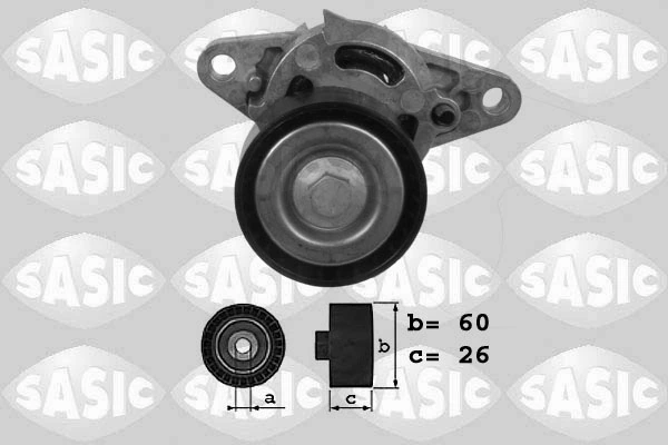 Роликовий модуль натяжителя ремня Euroex EX77606 цена, от 29.19 USD