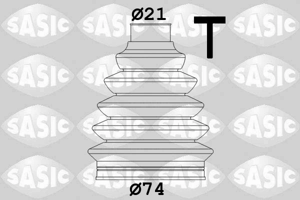 Bota de proteção externa de junta homocinética do semieixo dianteiro Citroen C-Elysee