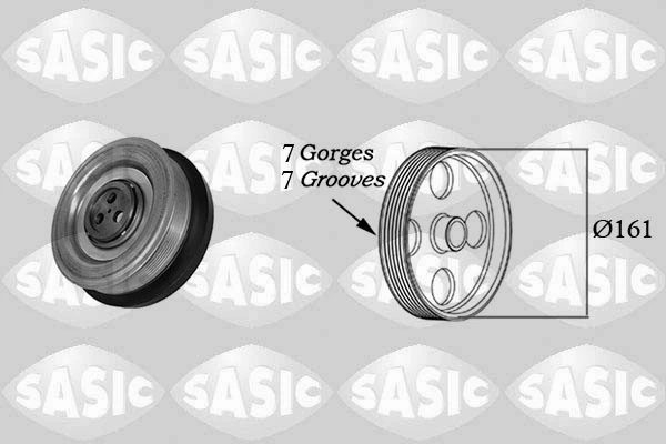 Шкив коленвала (демпфер) SPC SPC7C166B319AB цена, от 90.68 USD