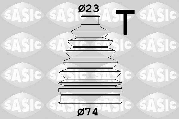 Bota de proteção externa de junta homocinética do semieixo dianteiro Renault SANDERO