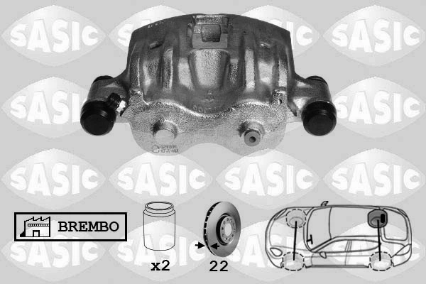 Суппорт задний правый 5001867382 Renault (RVI)