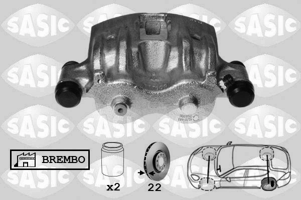 Задний левый суппорт Emmerre 975082 цена, от 77.44 USD