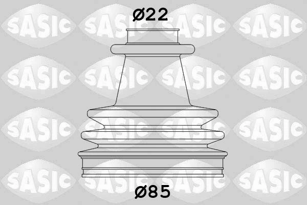 Пыльник шарнира привода на Renault 25  B29